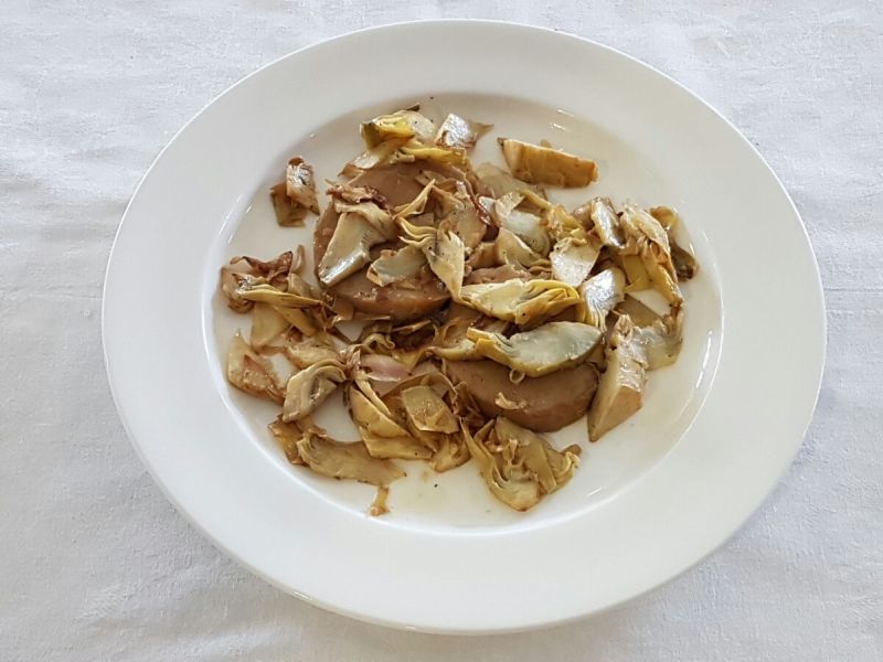 Seitan con Carciofi